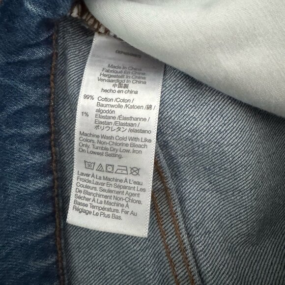 Madewell The Perfect Vintage Wide Leg Crop Jean - Size 26 - Enmore Wash - Picture 10 of 11